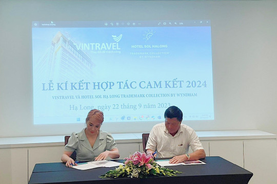 Vintravel ký commit 2024 cùng Hotel Soleil Hạ Long - Đẳng cấp song hành, nâng tầm dịch vụ